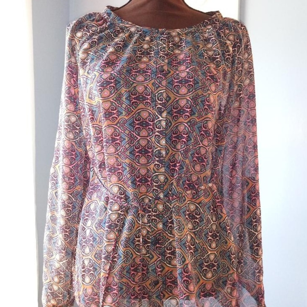 A pea in the Pod Maternity Top Blouse Button